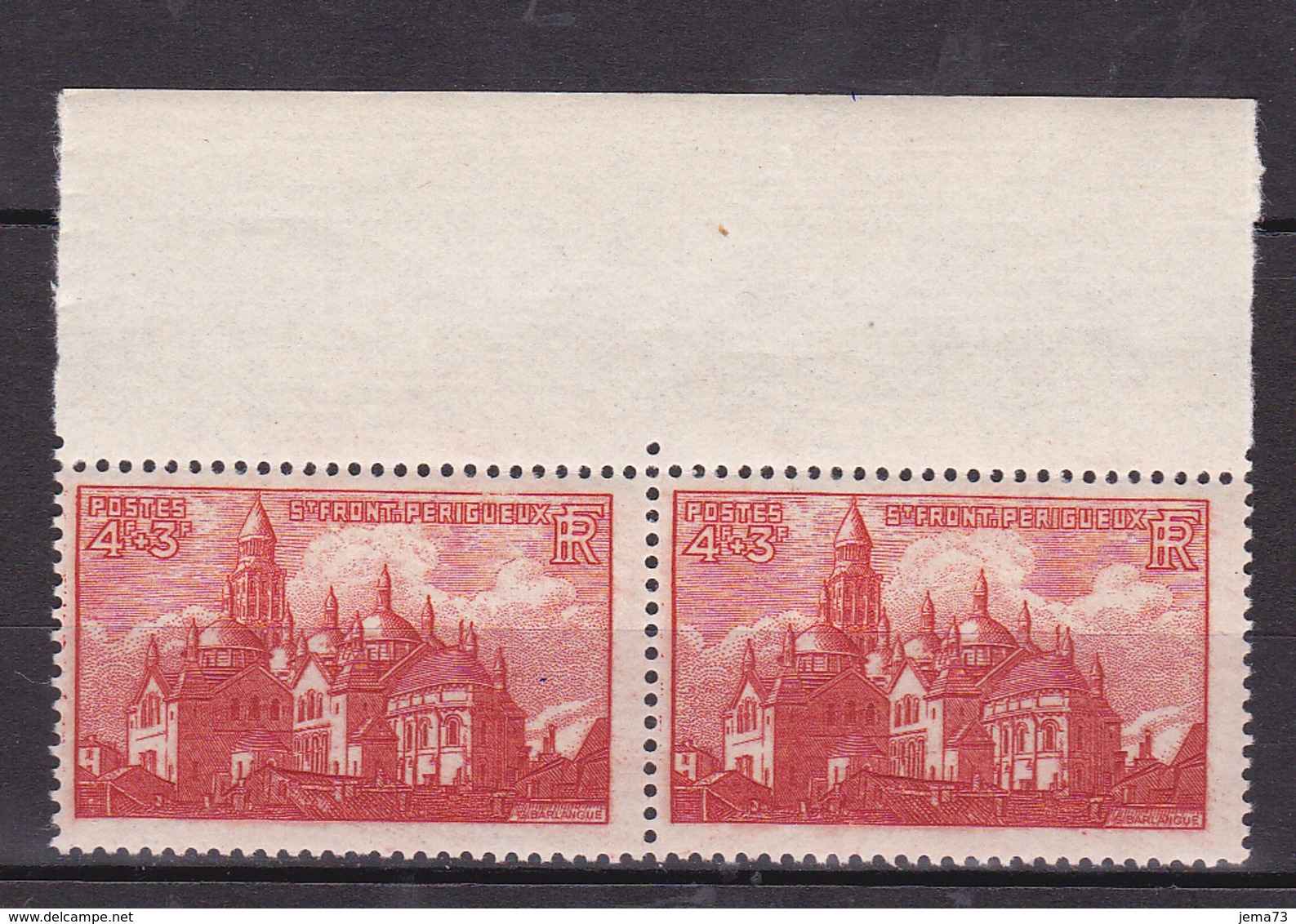 N° 774 Saint-Front De Périgueux: 1 Paire De 2 Timbres Ne Uf Impeccable - Ongebruikt