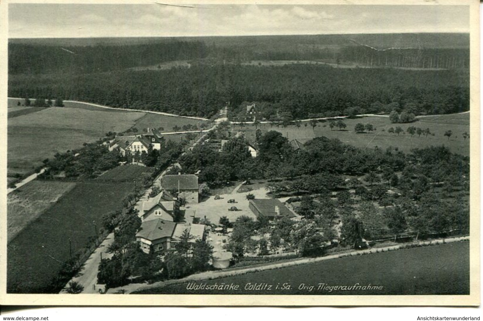 006679  Waldschänke Colditz I. Sa.  Fliegeraufnahme  1942 - Colditz