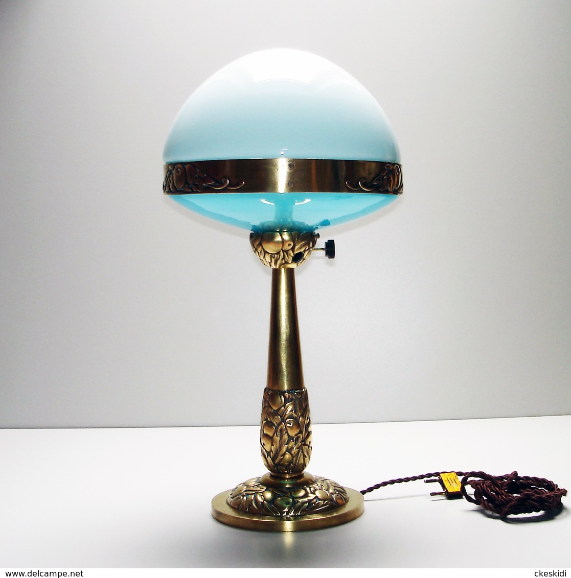 Rare Ancienne Lampe De Table ILRIN En Bronze Modèle N°126 Art Deco L. BOSI & CO French Bronze Table Lamp 1920 1930 - Lighting & Lampshades