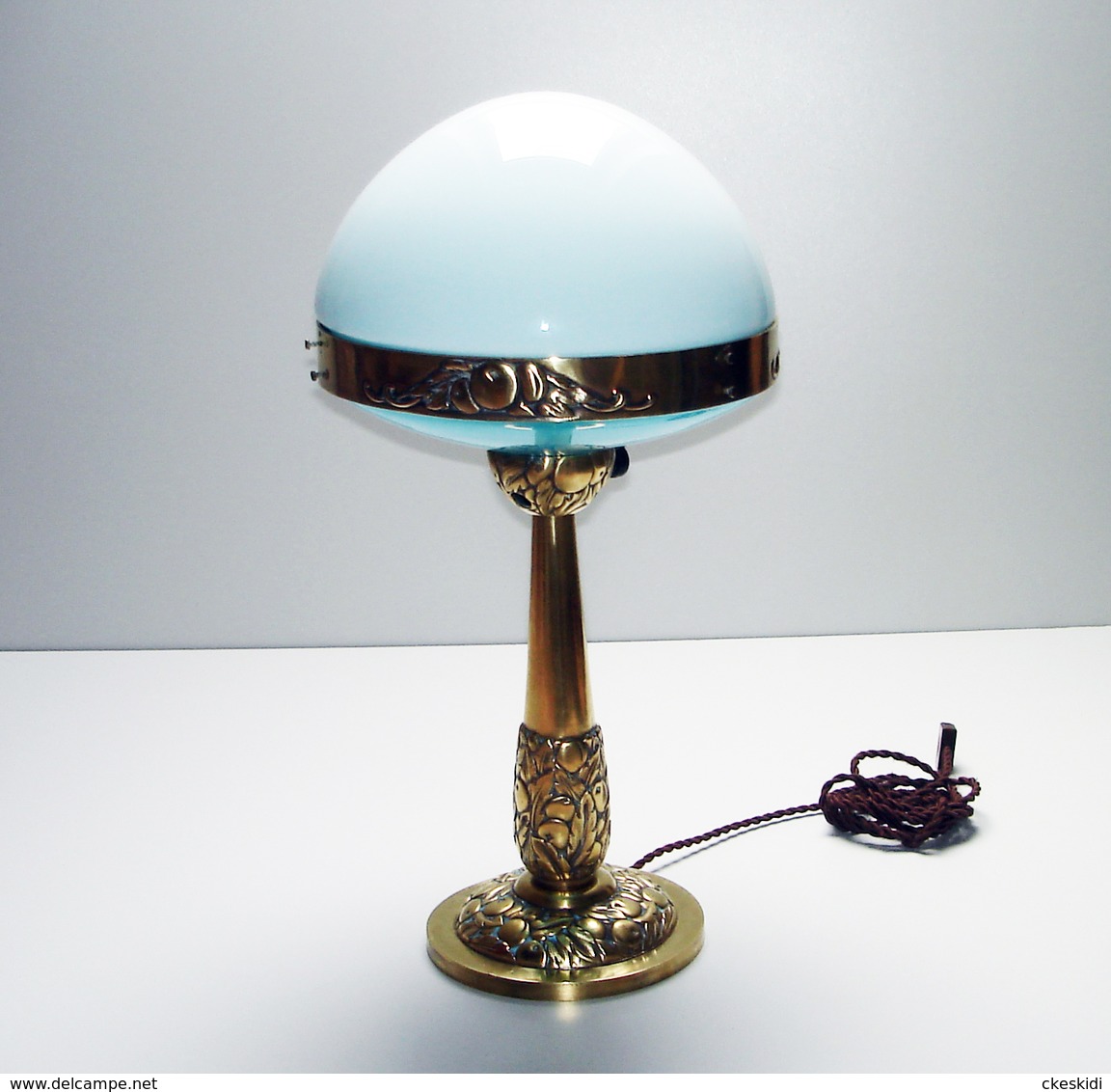 Rare Ancienne Lampe De Table ILRIN En Bronze Modèle N°126 Art Deco L. BOSI & CO French Bronze Table Lamp 1920 1930 - Lighting & Lampshades