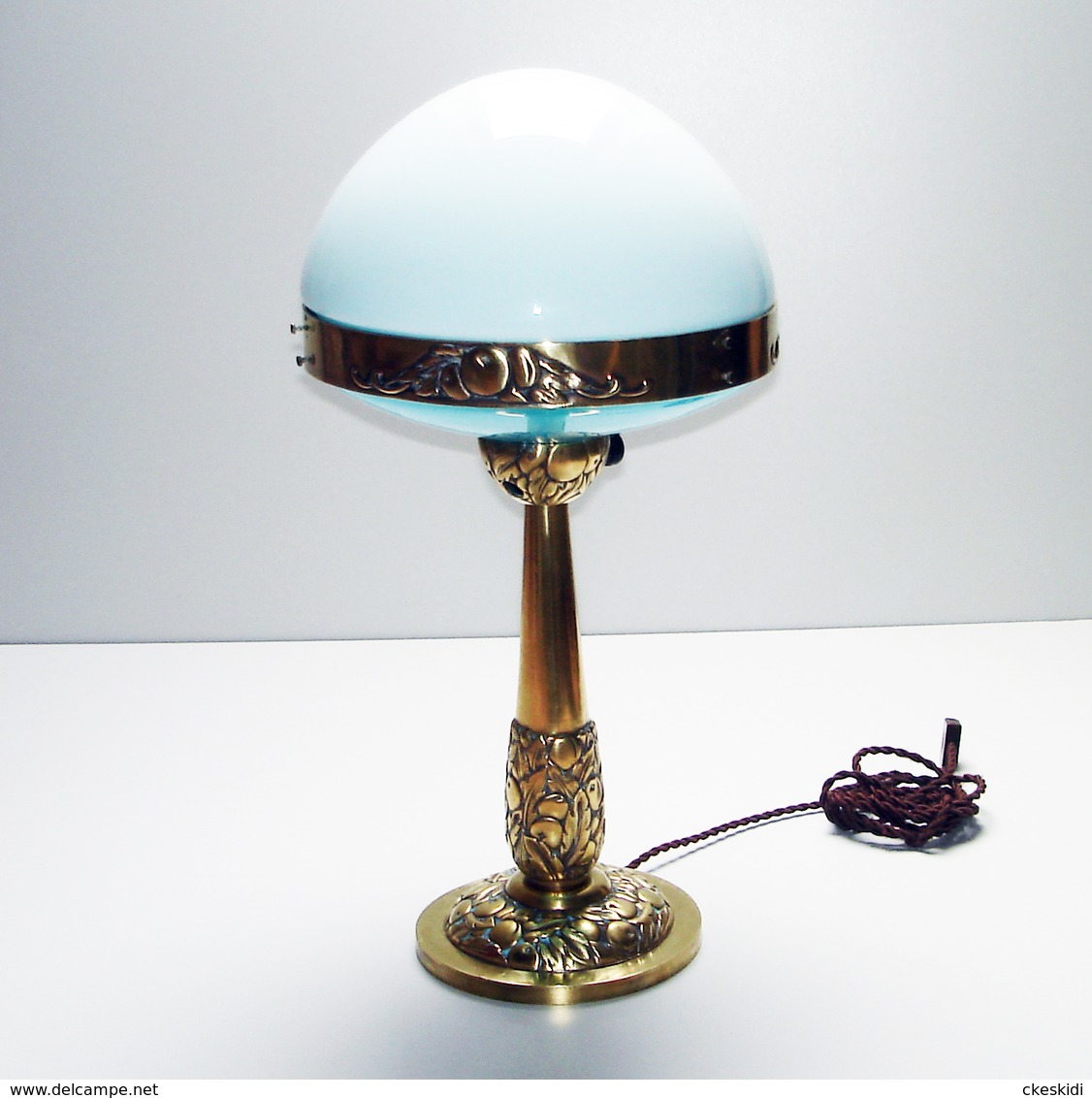 Rare Ancienne Lampe De Table ILRIN En Bronze Modèle N°126 Art Deco L. BOSI & CO French Bronze Table Lamp 1920 1930 - Lighting & Lampshades