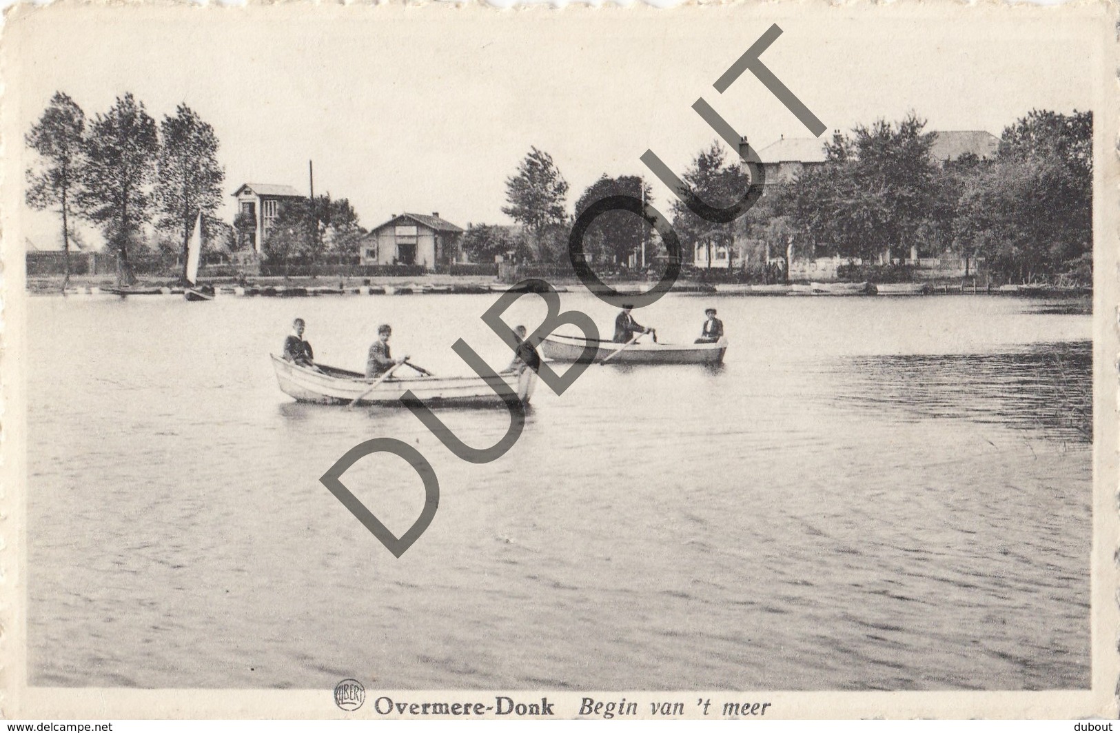 Postkaart/Carte Postale BERLARE DONKMEER Overmere-Donk Begin Van 't Meer (O294) - Berlare