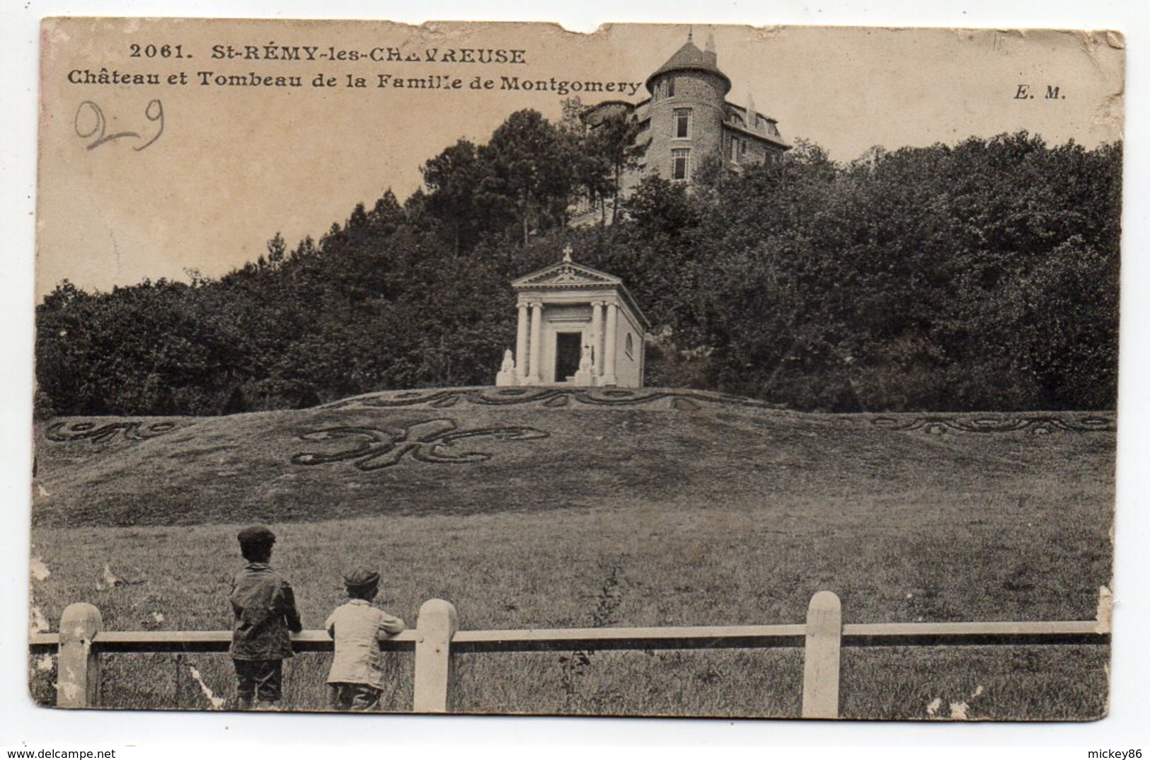 SAINT REMY LES CHEVREUSE--Chateau Et Tombeau De La Famille De Montgomery (animée).....à Saisir - St.-Rémy-lès-Chevreuse