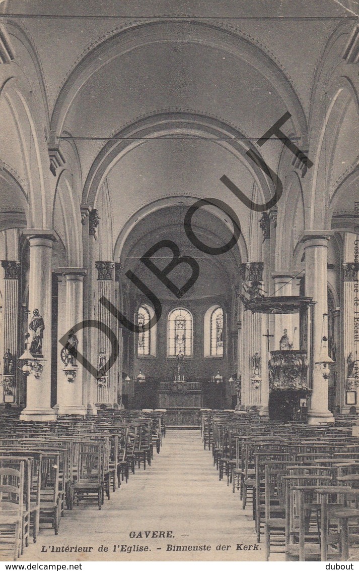 Postkaart/Carte Postale GAVERE Binnenzicht Kerk (O292) - Gavere