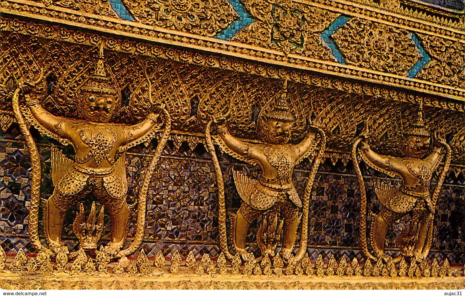 Thaïlande - The Emerald Buddha Temple ( Wat Phra Keo ) - Bangkok - Thailande - Semi Moderne Petit Format - Bon état - Thaïlande