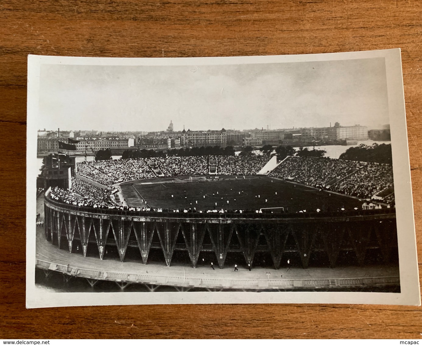 Russie Carte Photo Années Autour 1930 Stade Sport Football à Leningrad - Calcio