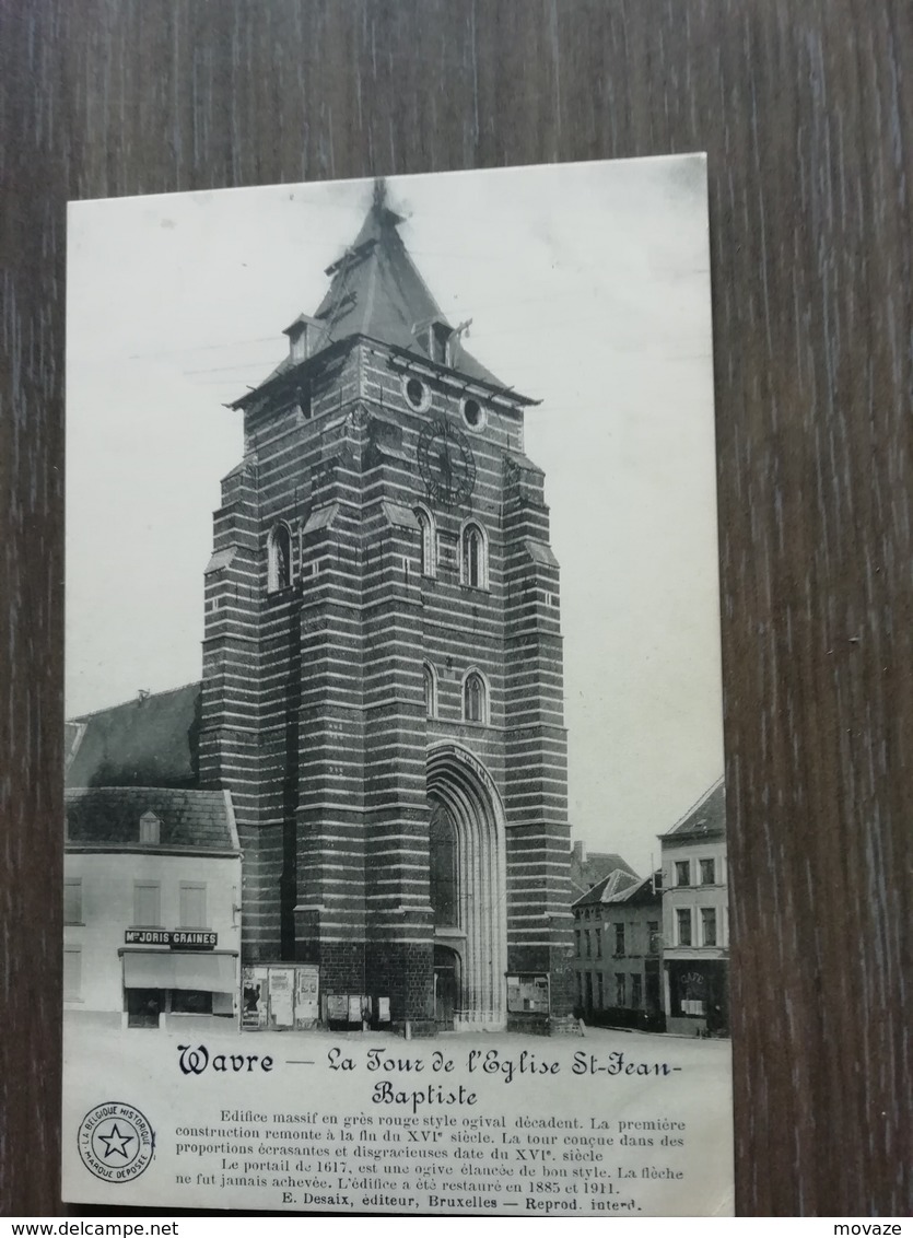 Wavre La Tour De L'église St-Jean-Baptiste - Wavre