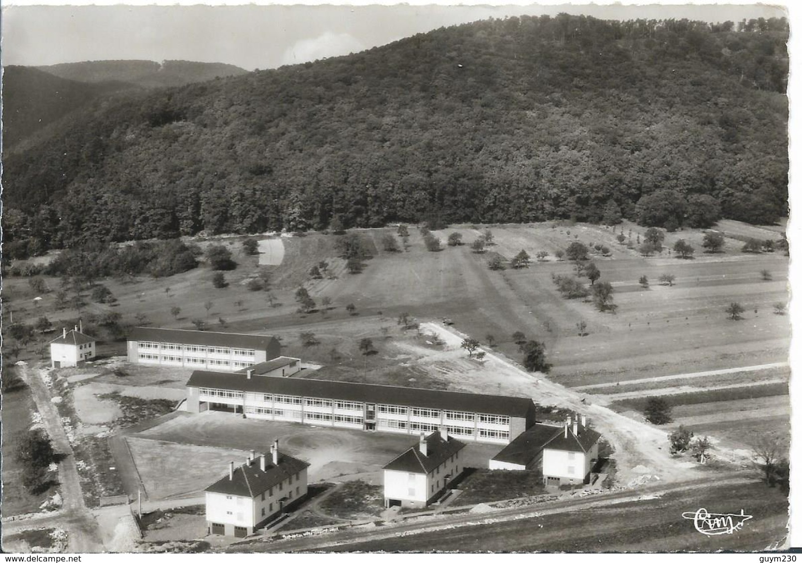 NIEDERBRONN Les BAINS Vue Aérienne - Le Groupe Scolaire - Niederbronn Les Bains