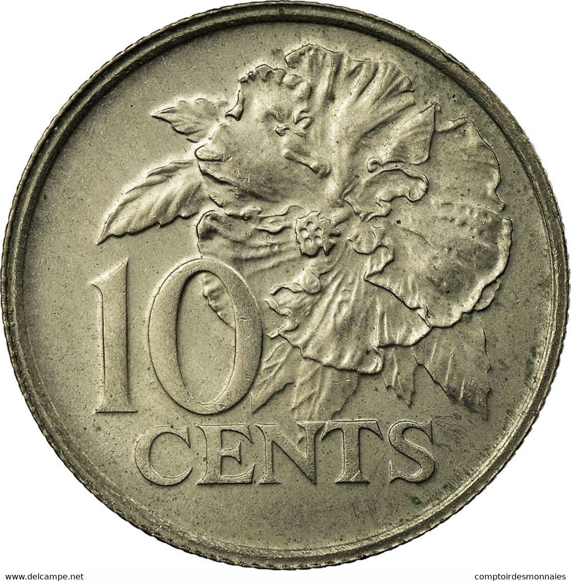 Monnaie, TRINIDAD & TOBAGO, 10 Cents, 1977, TTB, Copper-nickel, KM:31 - Trinidad & Tobago
