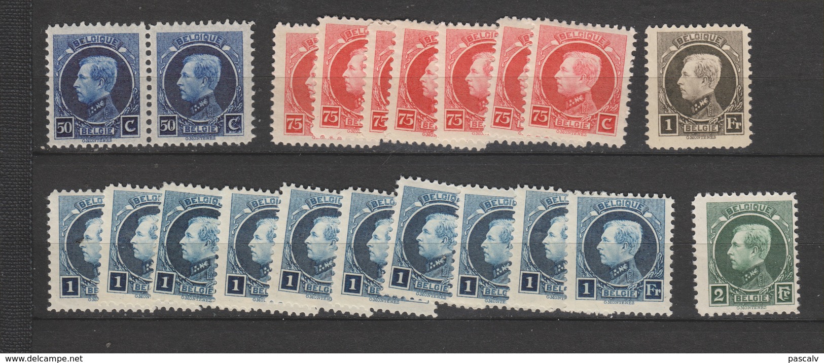 Lot De Timbres Neufs ** Sans Charnière MNH - 1921-1925 Petit Montenez