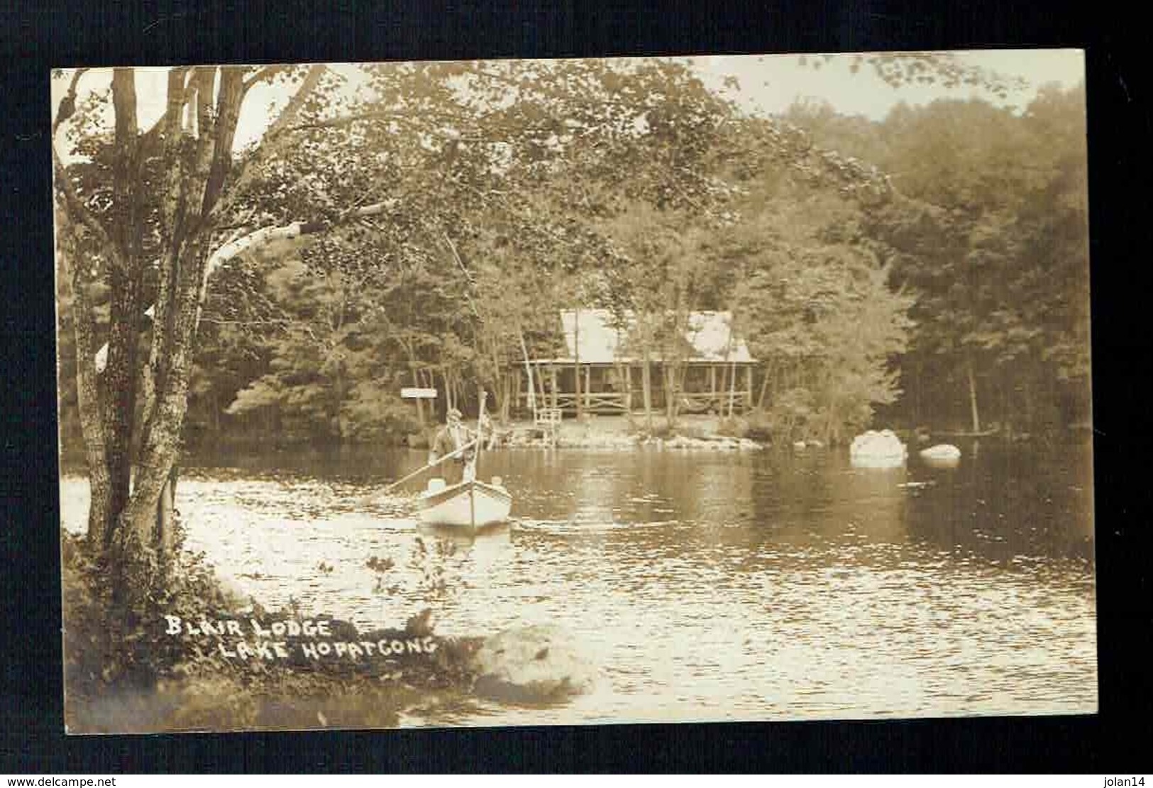 CPA Photo Postcard - New Jersey - Blair Lodge - Lake Hopatcong - 1911 - WJ Harris Publisher - Autres & Non Classés