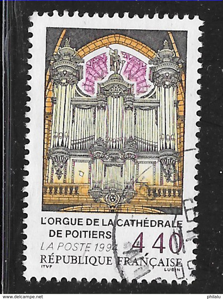 FRANCE 2890 L'orgue De La Cathédrale De Poitiers - Oblitérés