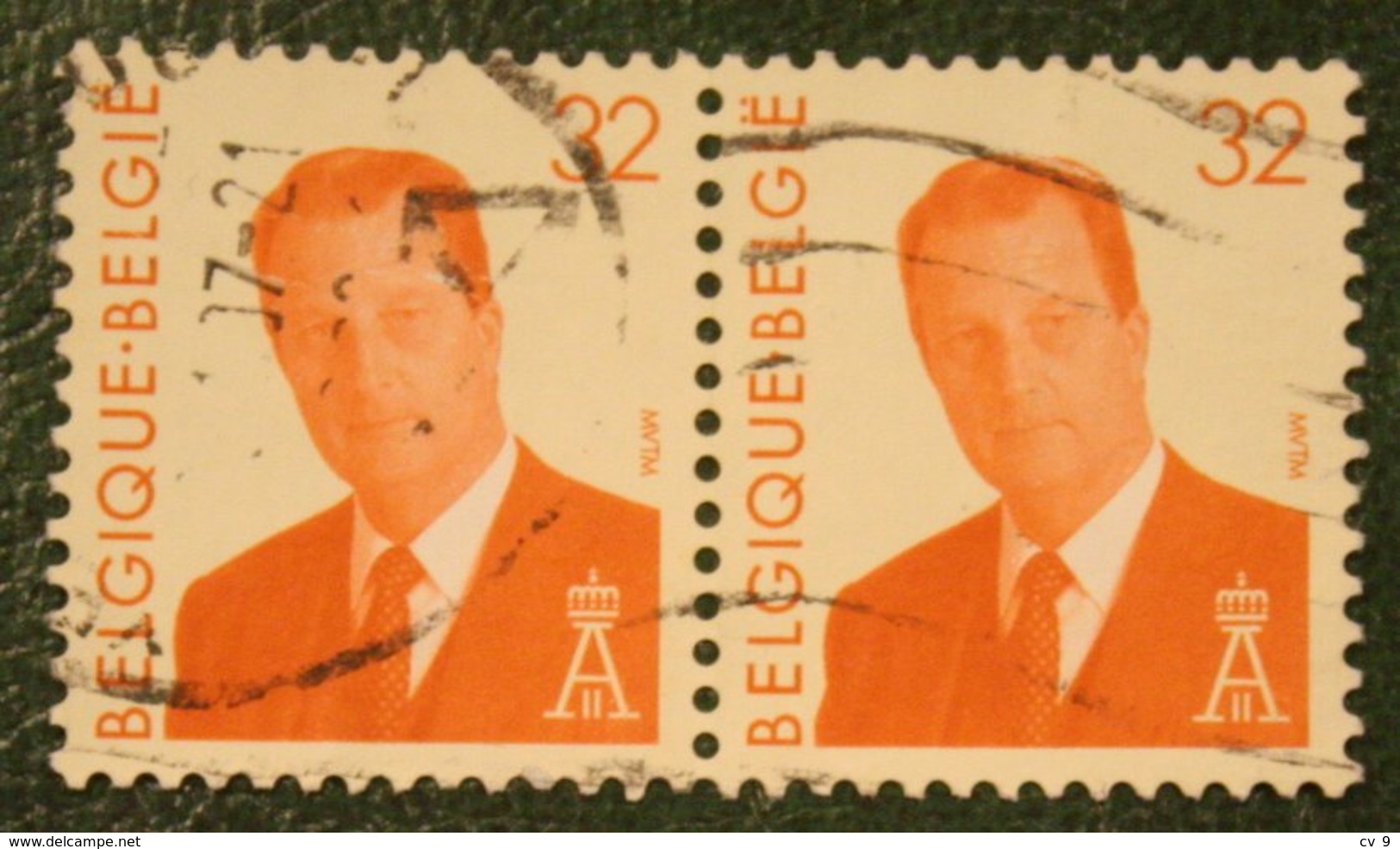 King Albert II 32 Fr Mi 2598 1994 Used/gebruikt/oblitere BELGIE / BELGIEN / BELGIUM / Belgique - Gebraucht