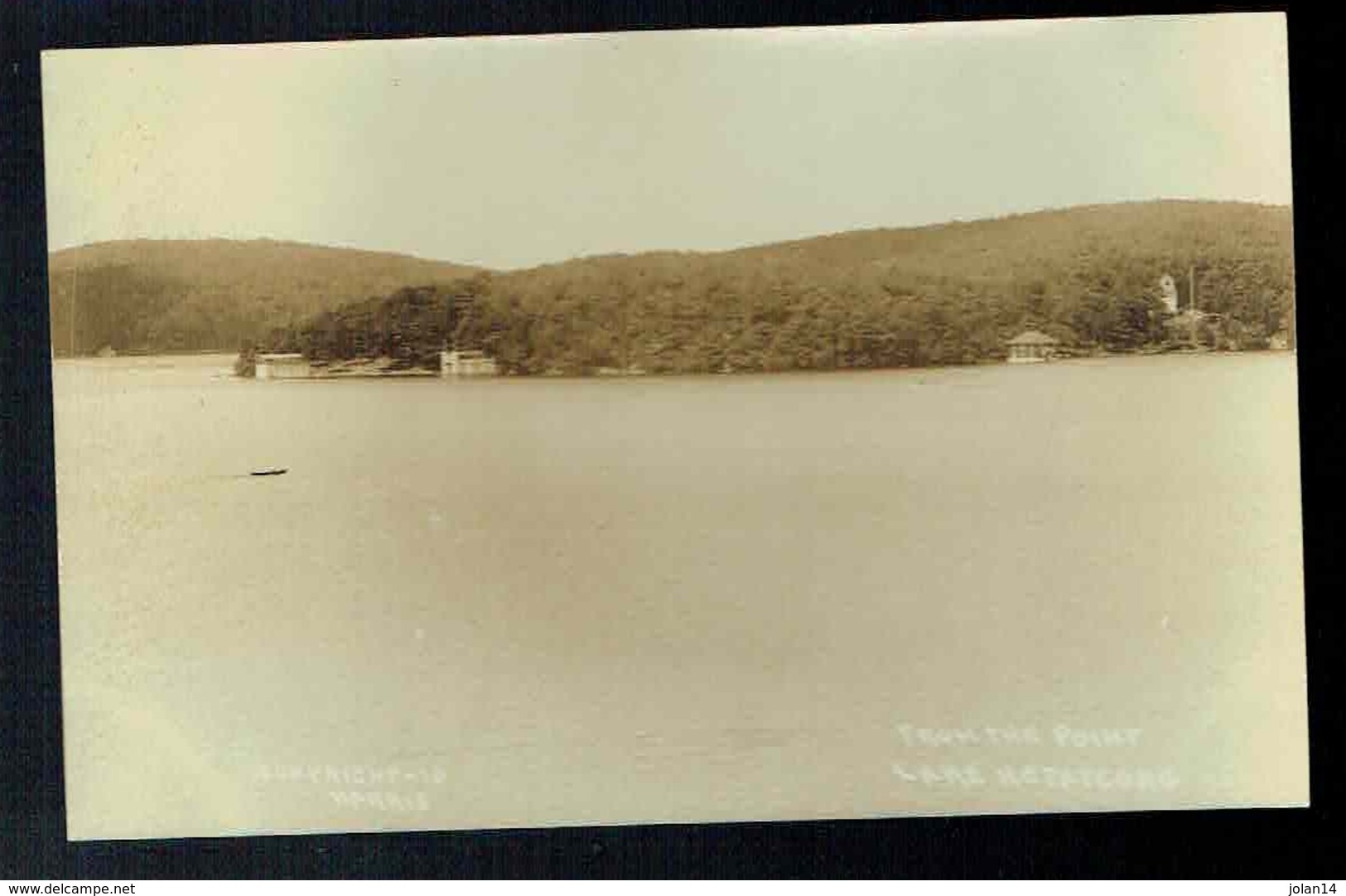 CPA Photo Postcard - New Jersey - From The Point  Lake Hopatcong -  WJ Harris Publisher Copyright Harris - Autres & Non Classés