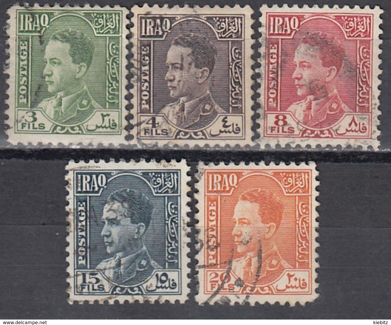 IRAK 1934 - MiNr: 79 - 96 Lot 5x   Used - Iraq