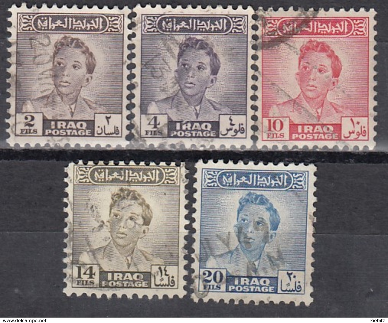 IRAK 1948 - MiNr: 127 - 148  Lot 5x   Used - Irak