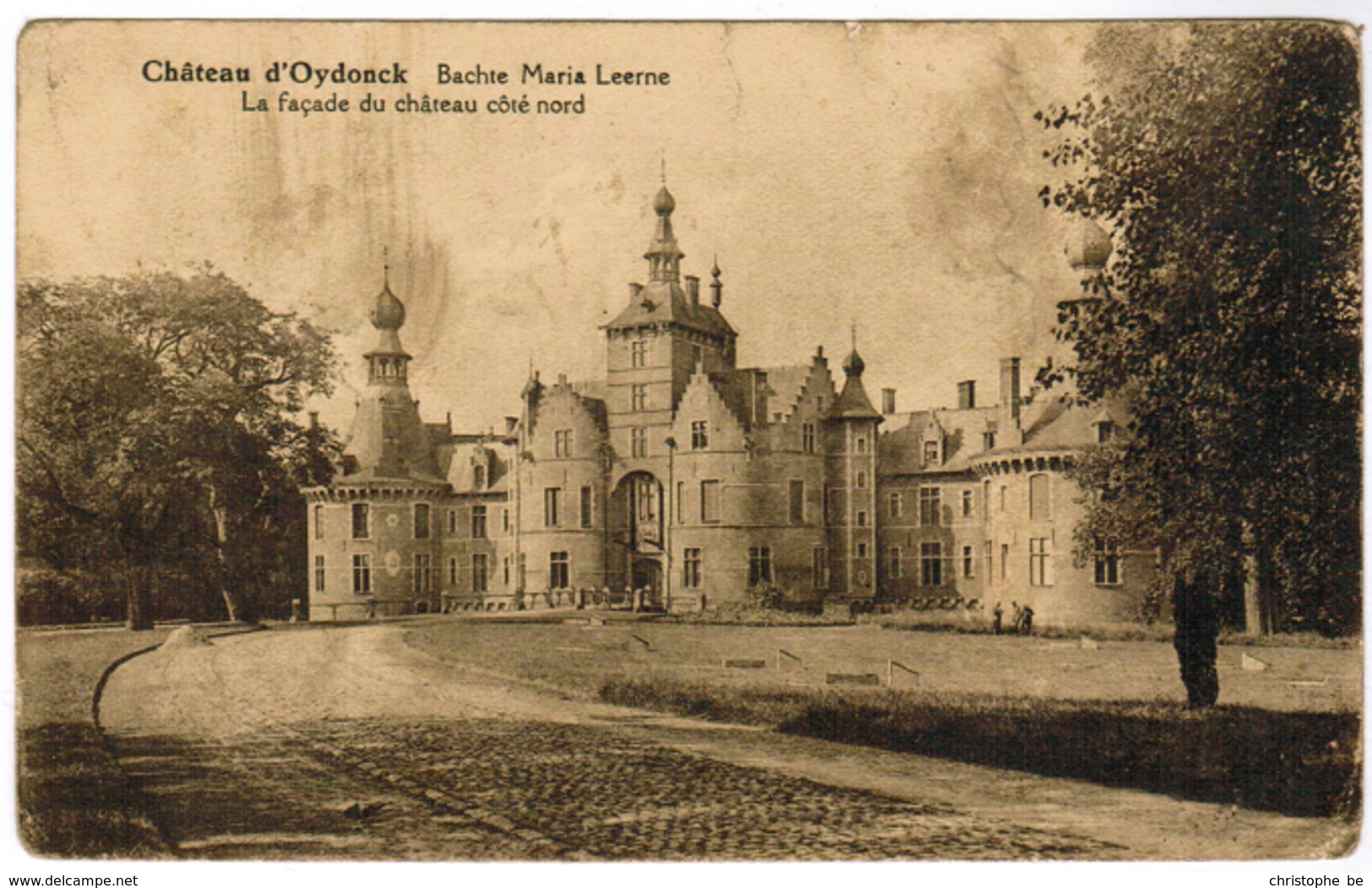 Deinze, Château D'Oydonck, Bachte Maria Leerne, La Façade Du Château Côté Nord (pk55403) - Deinze