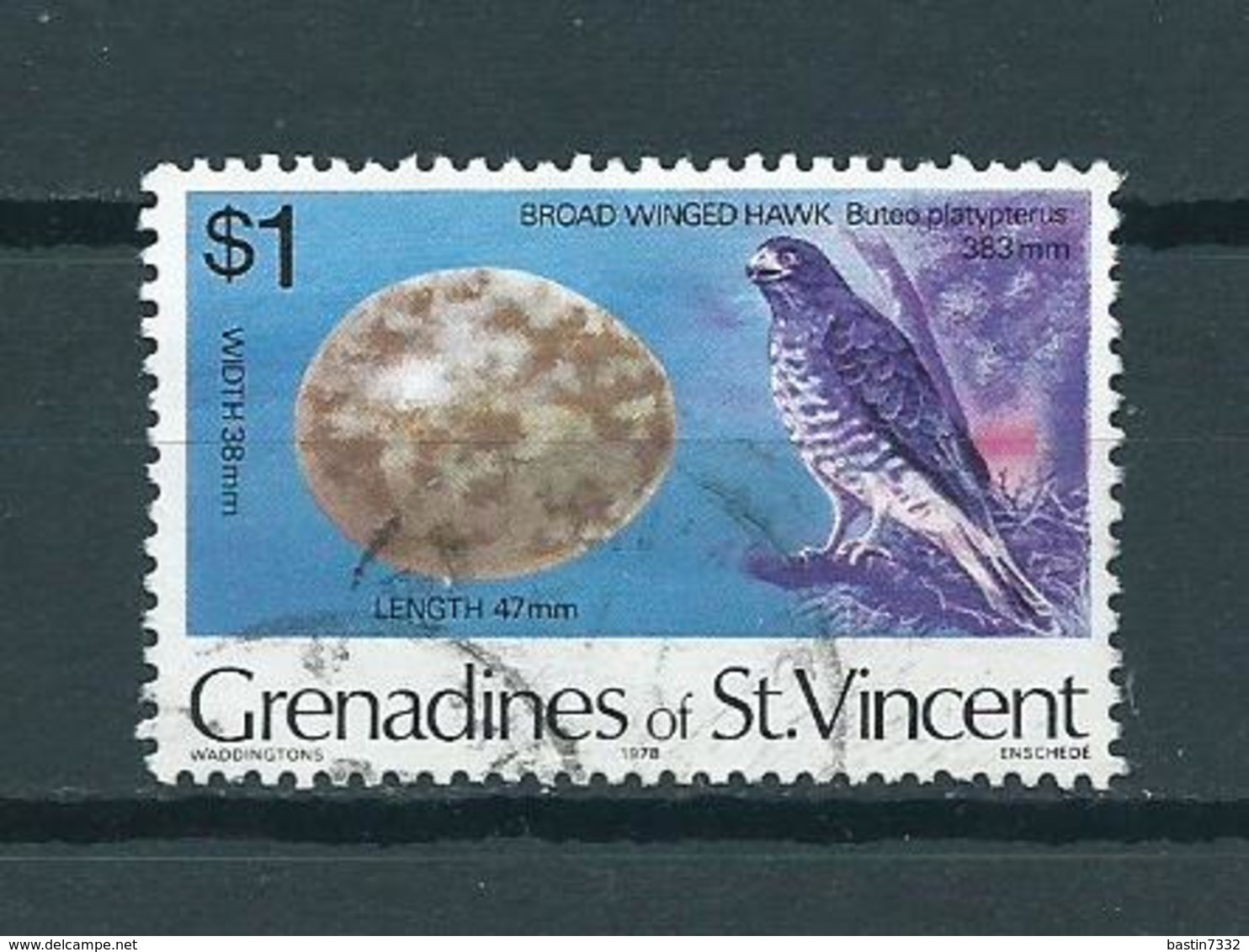 1978 Grenadines Of St.Vincent Birds,oiseaux,vögel,vogels Used/gebruikt/oblitere - St.Vincent (1979-...)