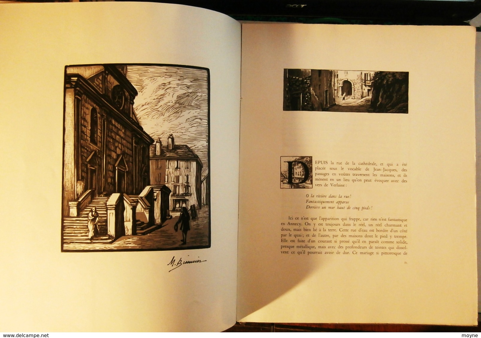 LES DELICES D'ANNECY - Par  Paul  GUITON - Bois Gravés De M. Biennier - Peintre De Savoie - Ex. Numéroté 103 Sur 450 - Alpes - Pays-de-Savoie