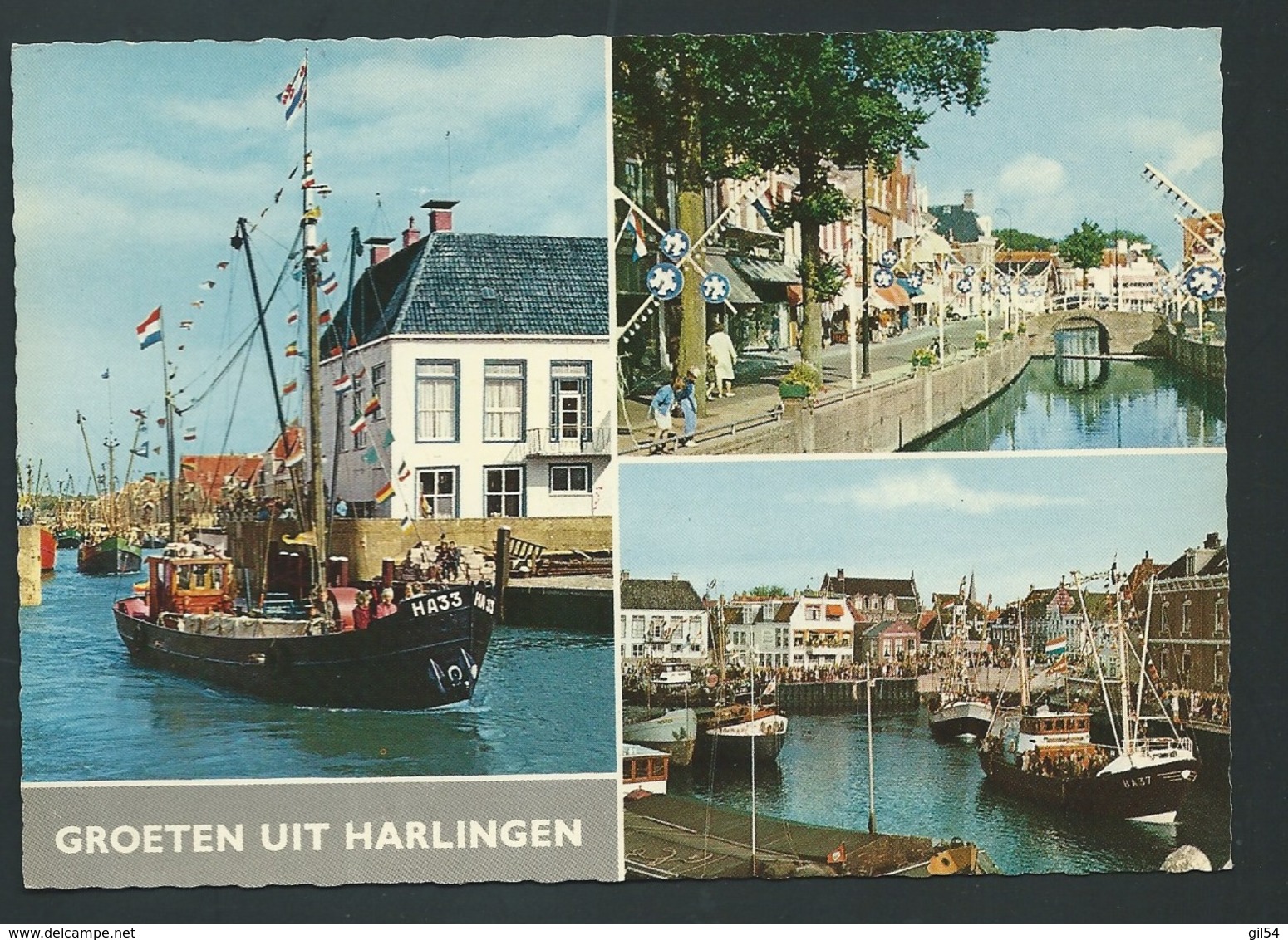 Groeten Uit HARLINGEN ( Vues Diverses) - Gao45 - Harlingen