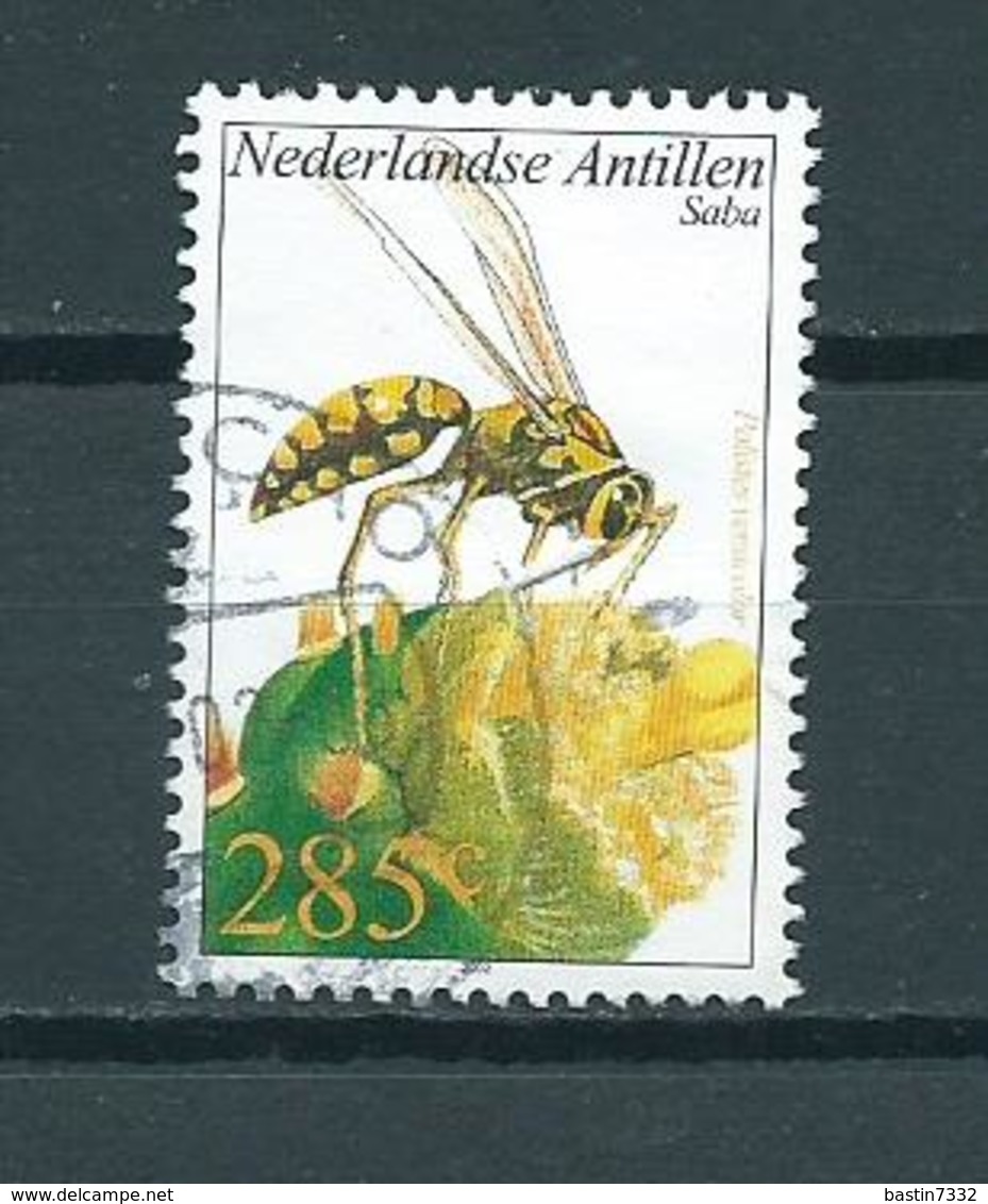 2002 Netherlands Antilles Wesp 285 Cent Used/gebruikt/oblitere - Curacao, Netherlands Antilles, Aruba