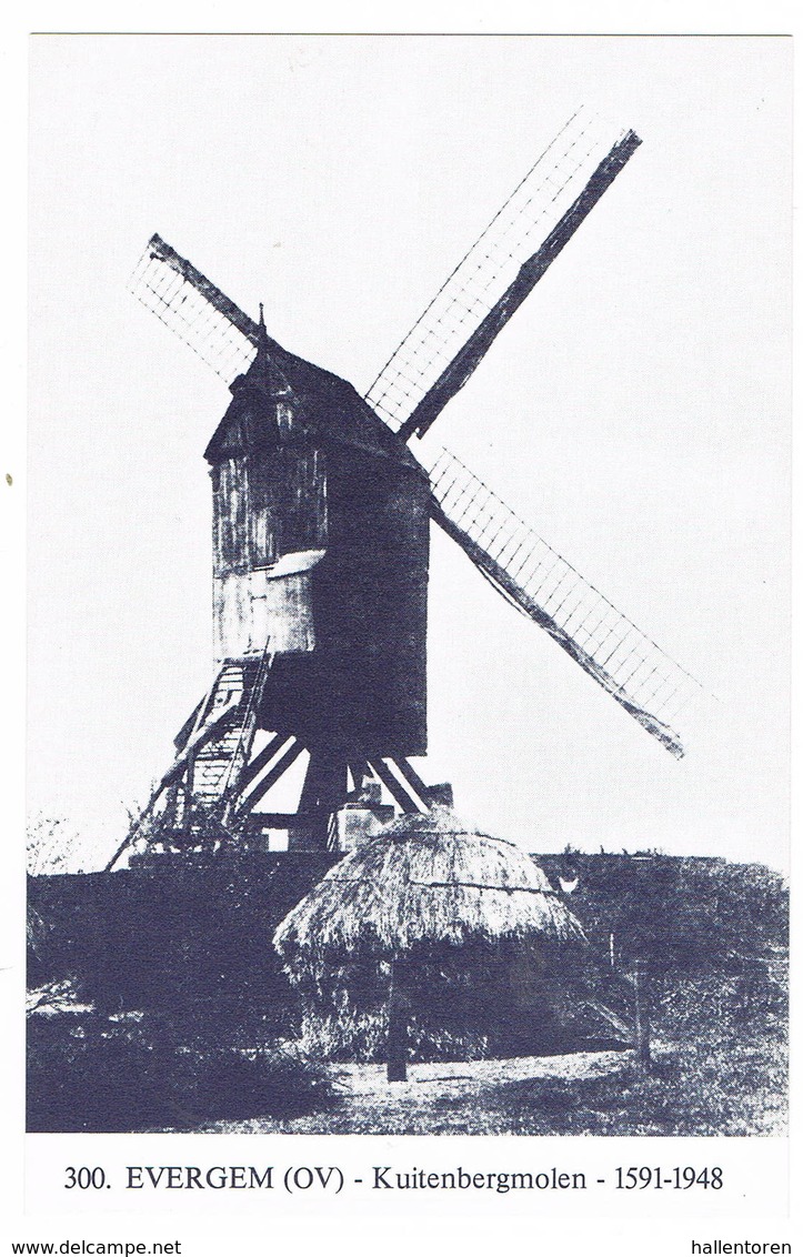 Evergem: Kuitenbergmolen ( 2 Scans) - Evergem