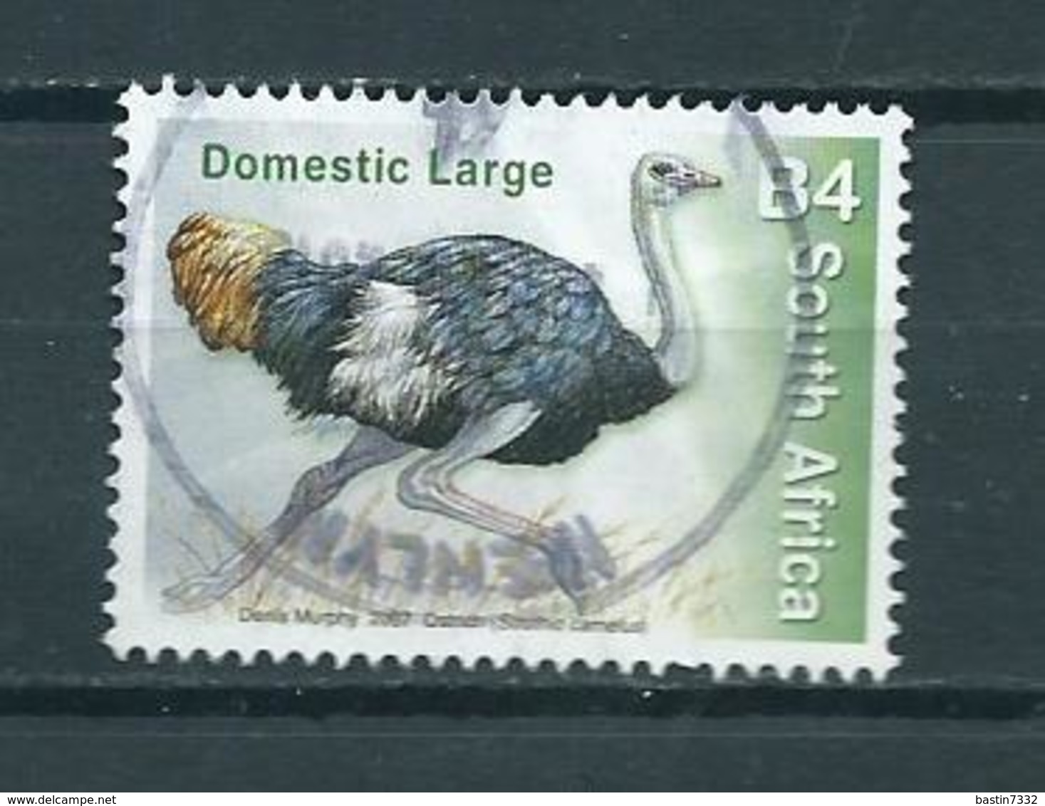 2007 South-Africa Ostrich Birds,oiseaux,vögel,vogels Used/gebruikt/oblitere - Gebruikt