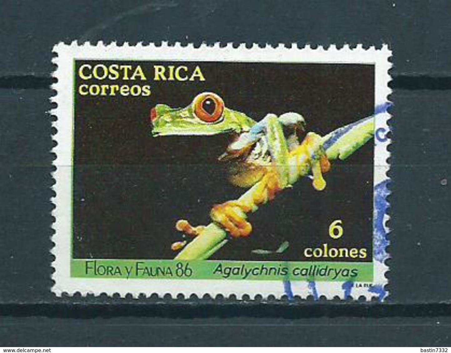 1986 Costa Rica Frog,kikker,frosch Used/gebruikt/oblitere - Costa Rica