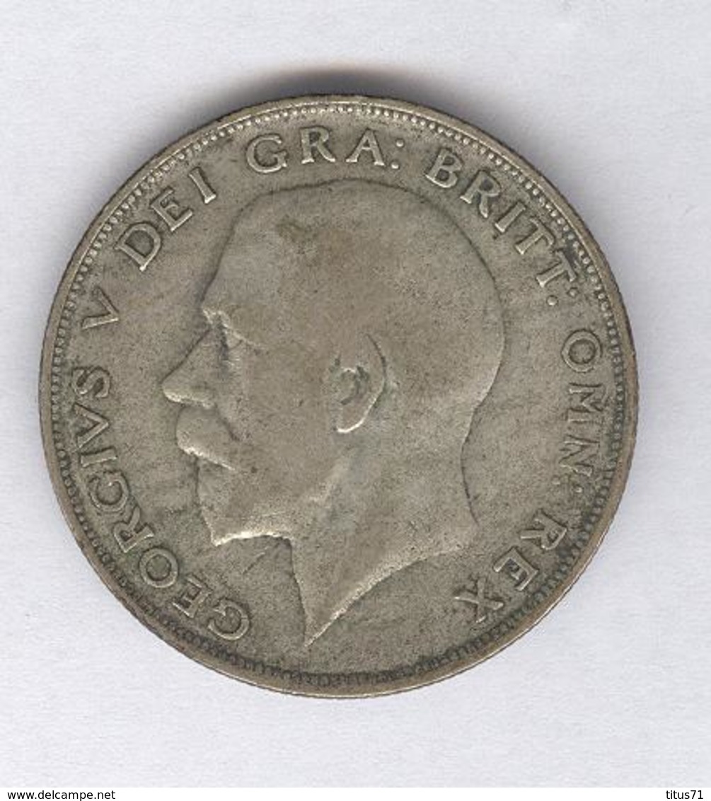 1 Demi Couronne / Half Crown - Grande Bretagne / United Kingdon 1920 TTB - K. 1/2 Crown