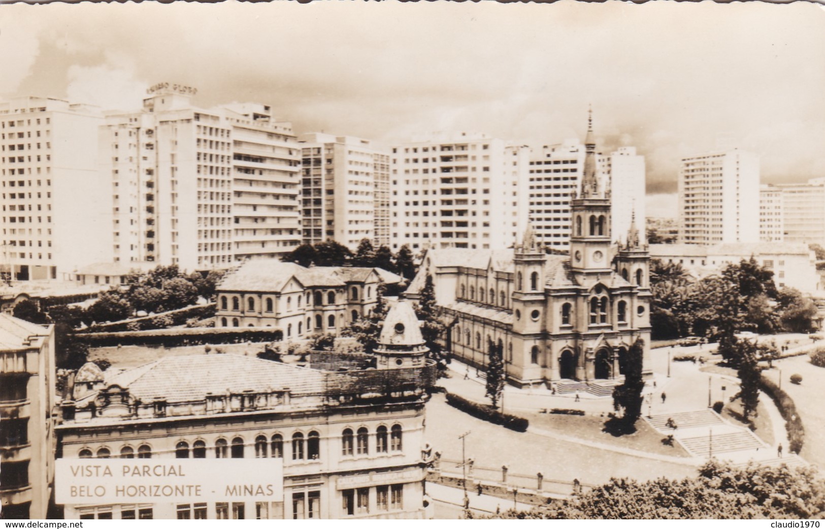 CARTOLINA - POSTCARD - BRASILE - BELO HORIZONTE - VISTA PARCIAL - Belo Horizonte