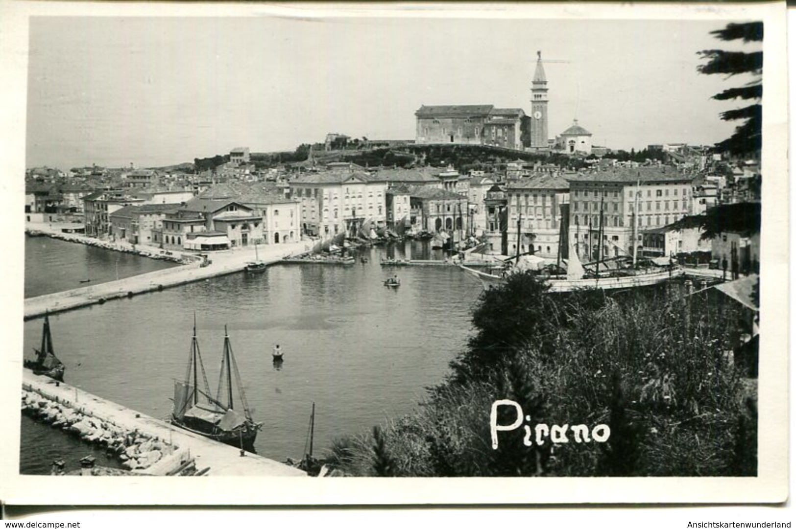 006692  Pirano - Ansicht Mit Hafen  1937 - Slowenien