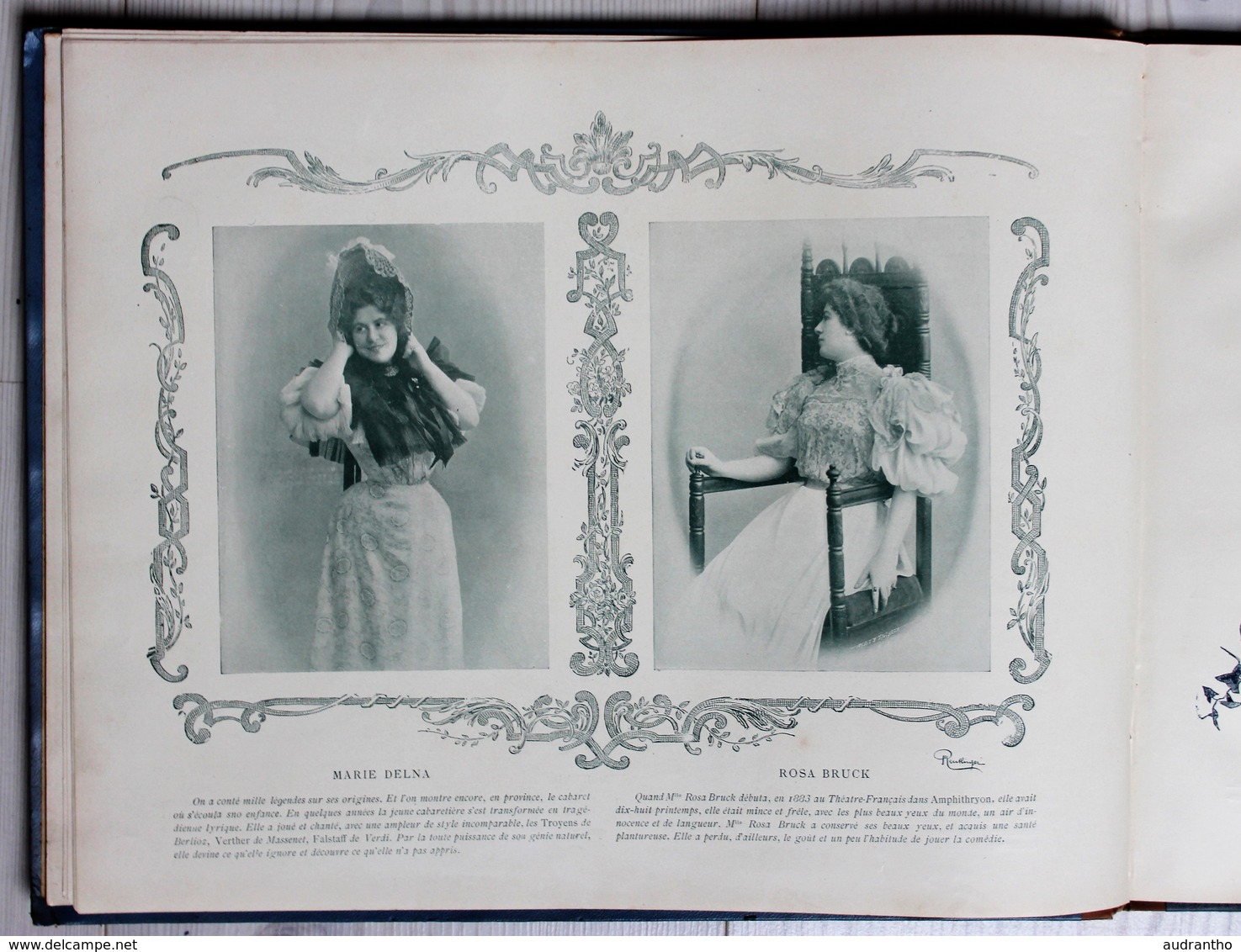 livre nos jolies actrices photographiées par Reutlinger Ludovic Baschet Sarah Bernhardt Cléo de Mérode