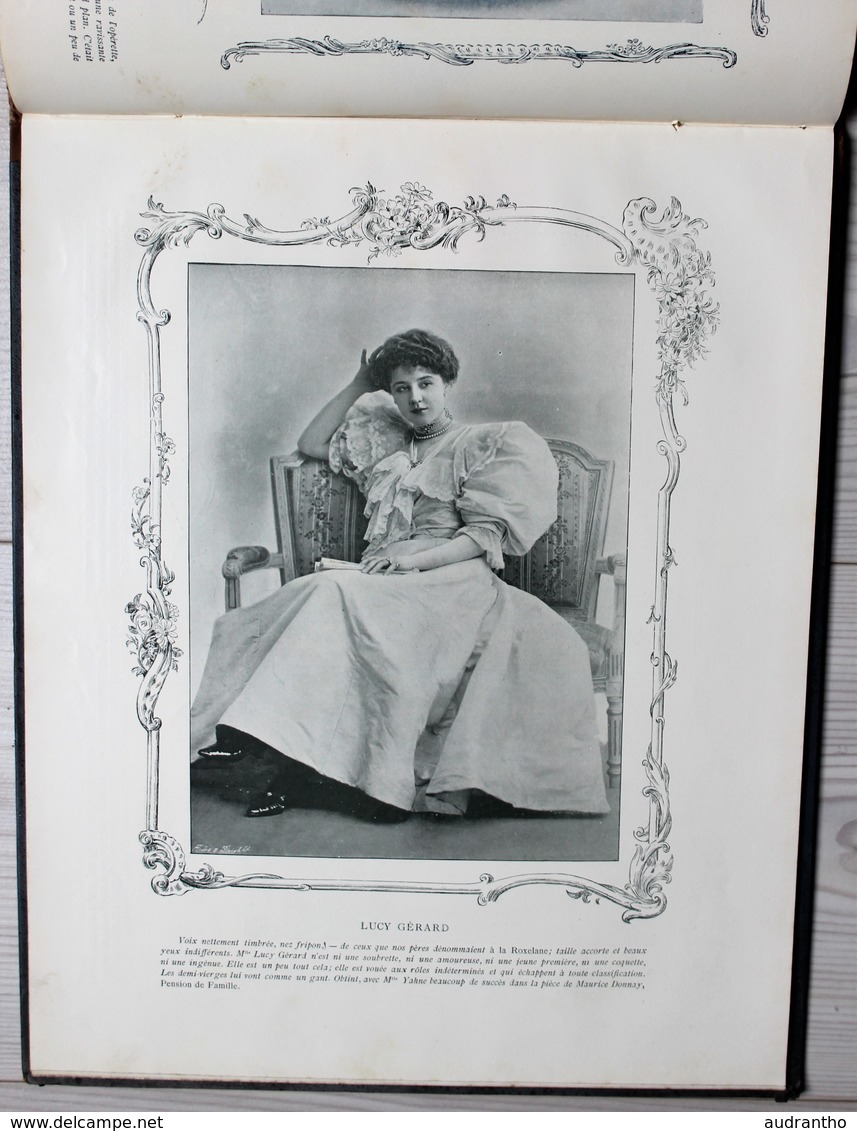 livre nos jolies actrices photographiées par Reutlinger Ludovic Baschet Sarah Bernhardt Cléo de Mérode