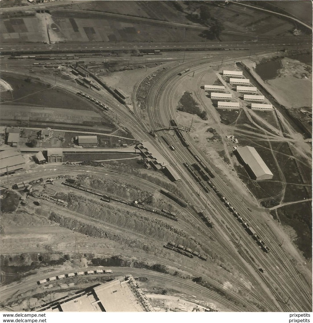 PHOTO AERIENNE  HAGONDANGE  OU ENVIRON ? CONSTRUCTION  Ligne Se Chemin De Fer   USINE  SIDERUGIE N°  Ph 2 ° - Hagondange