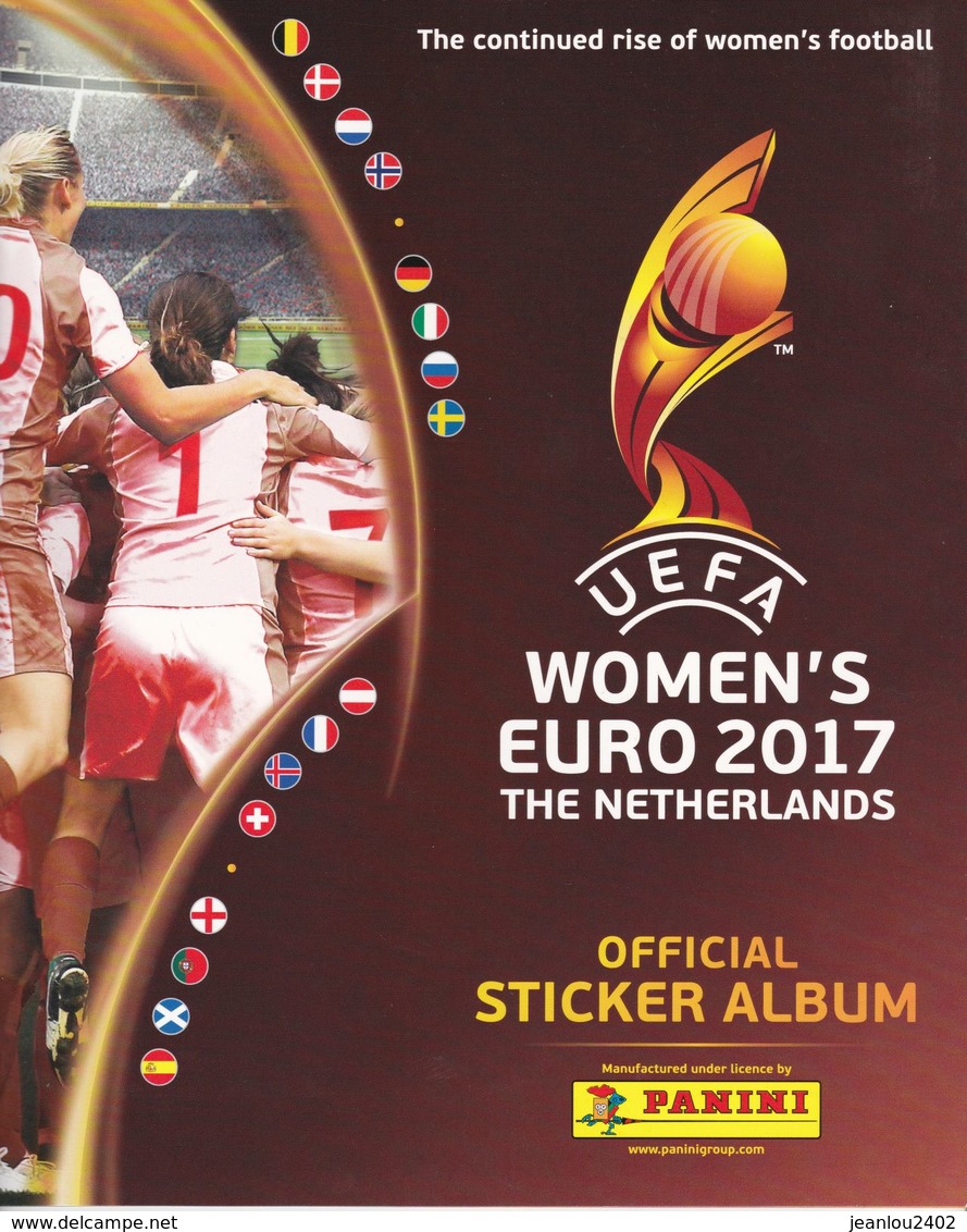 ALBUM PANINI  - WOMEN'S EURO 2017 UEFA Vide - Albumes & Catálogos