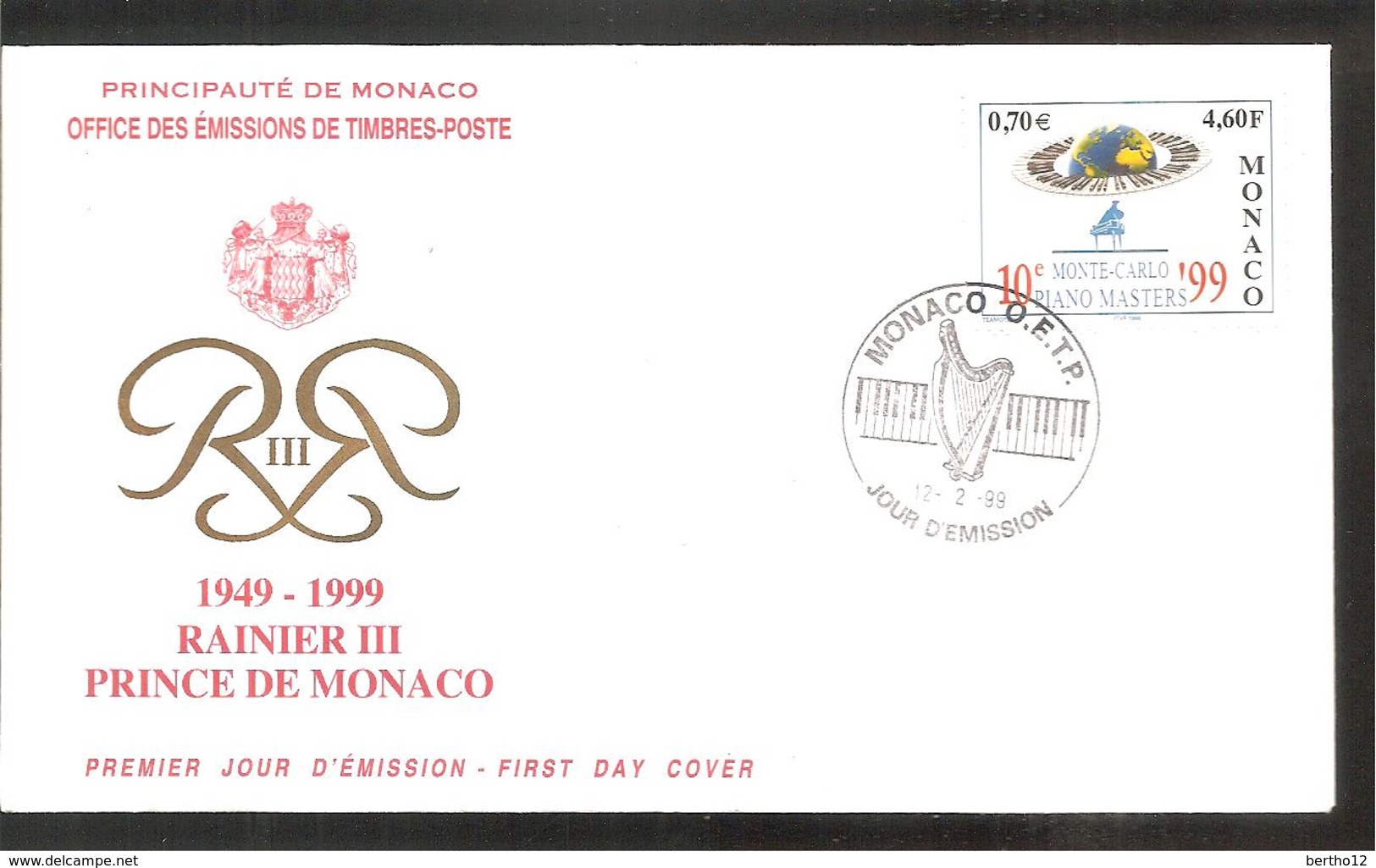 FDC 1999 RAINIER III - FDC