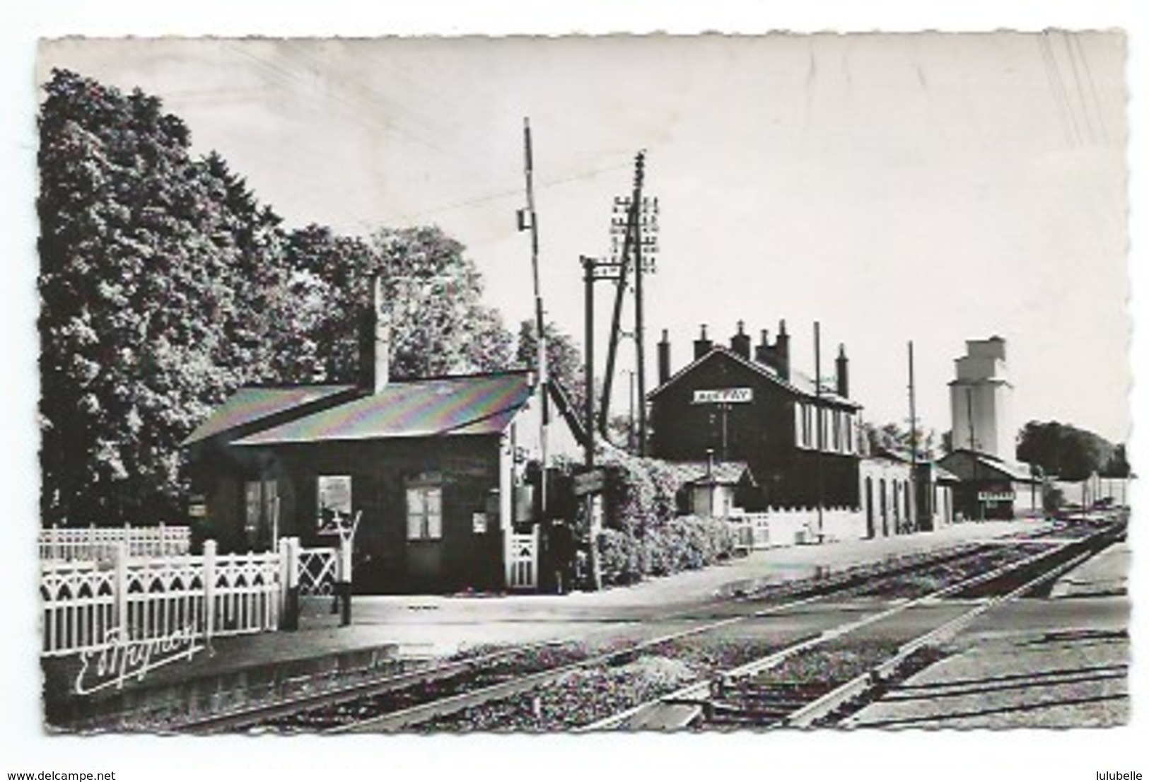 76 - AUFFAY - La Gare Et Le Silo - CPSM - Auffay