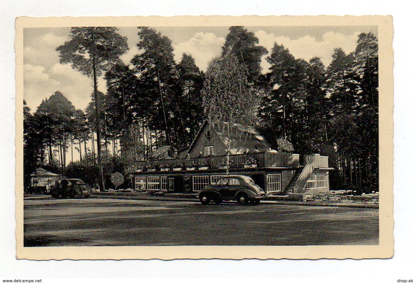 XX001290/ Helmstedt Autiobahn Rasthaus Waldkater Zonengrenze AK Ca.1955 - Sonstige & Ohne Zuordnung