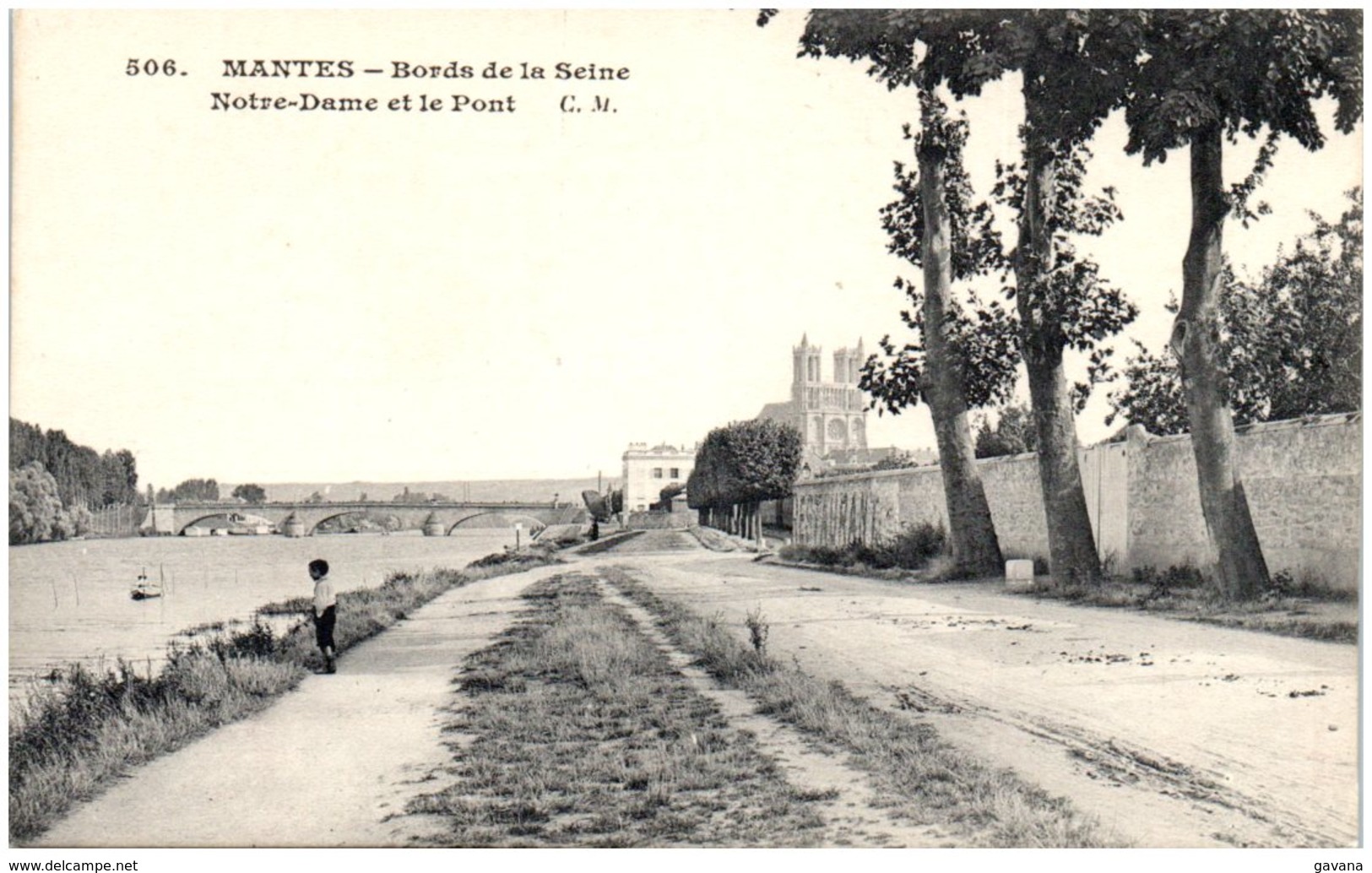 78 MANTES - Bords De La Seine - Notre-Dame Et Le Pont - Mantes La Ville