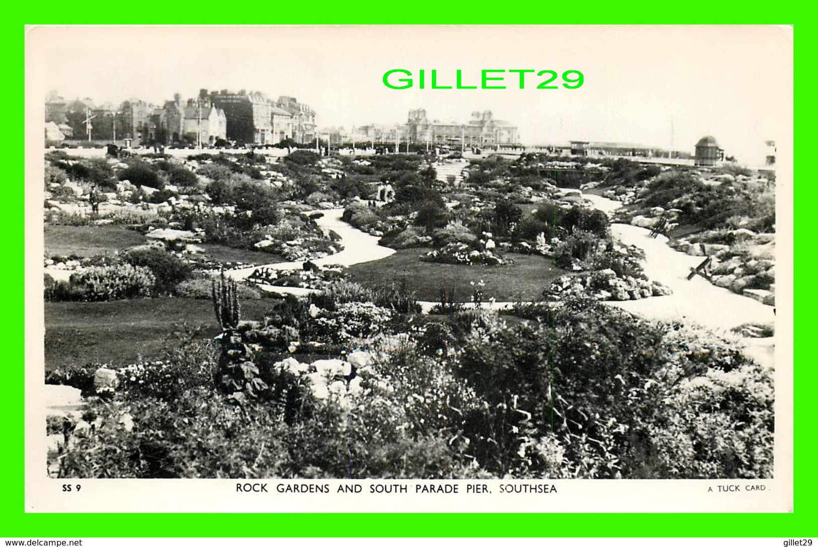 SOUTHSEA, UK - SOUTH PARADE PIER & ROCK GARDENS - RAPHAEL TUCK & SONS LTD - REAL PHOTOGRAPH - - Autres & Non Classés