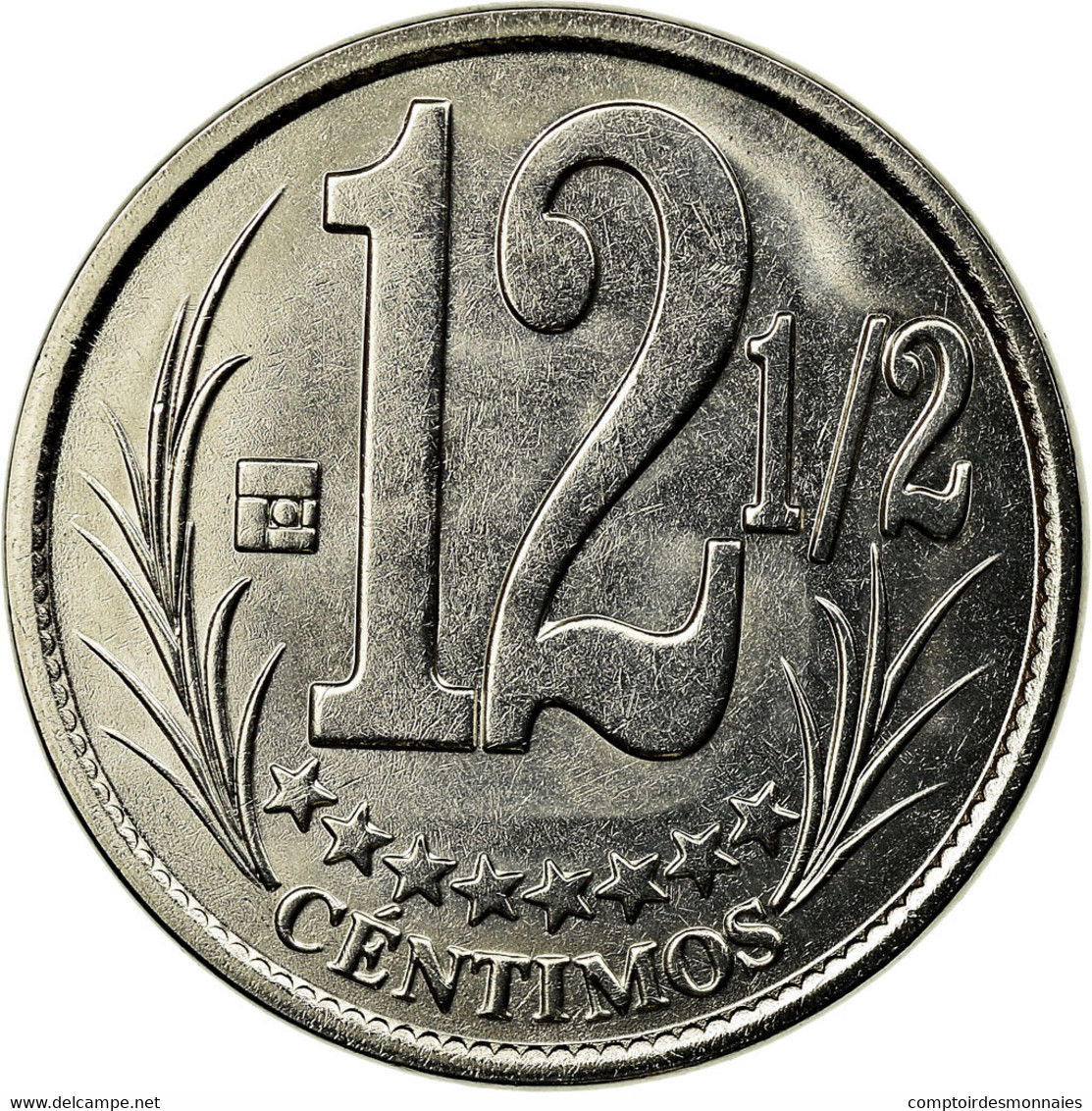 Monnaie, Venezuela, 12-1/2 Centimos, 2007, Maracay, SUP, Nickel Plated Steel - Venezuela