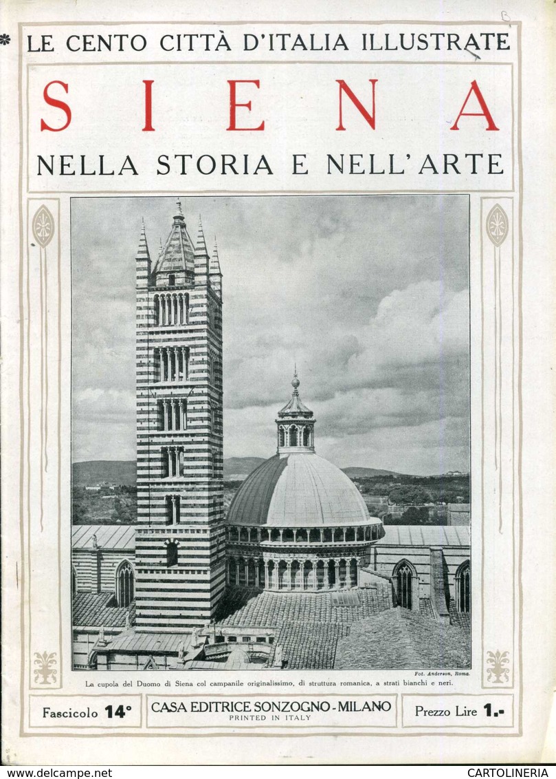 1920 Cento Città D' Italia Siena - Vor 1900