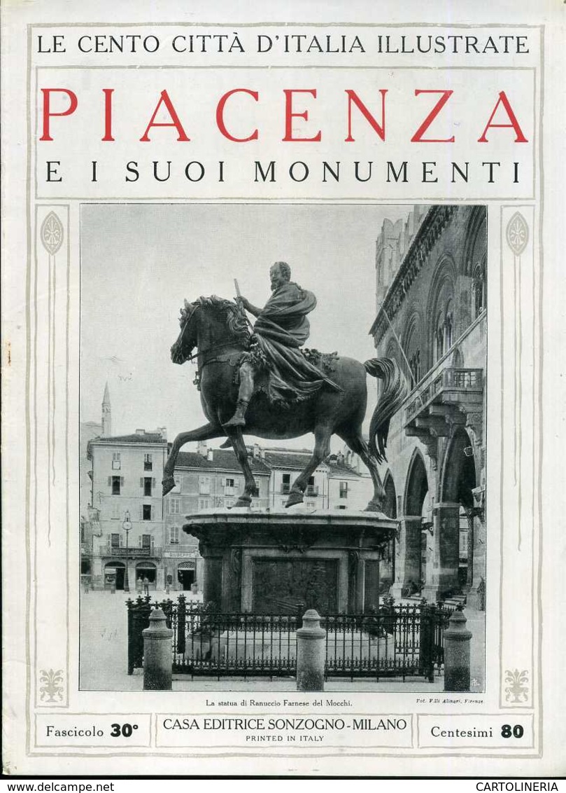 1920 Cento Città D' Italia Piacenza - Ante 1900