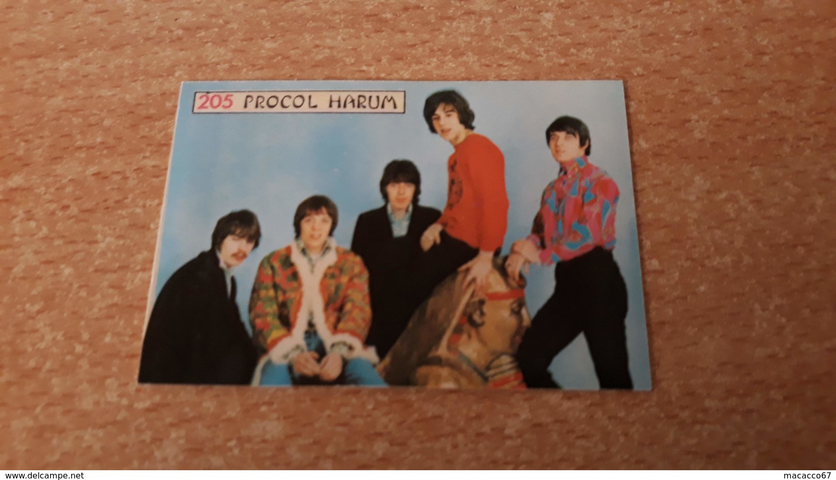 Figurina Panini Cantanti 1968 - Procol Harum - Edizione Italiana