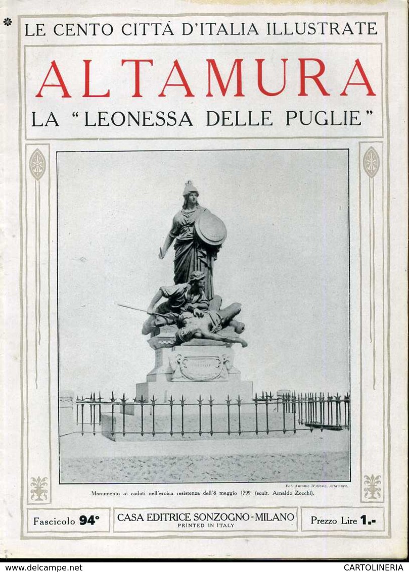 1920 Cento Città D' Italia Altamura - Ante 1900