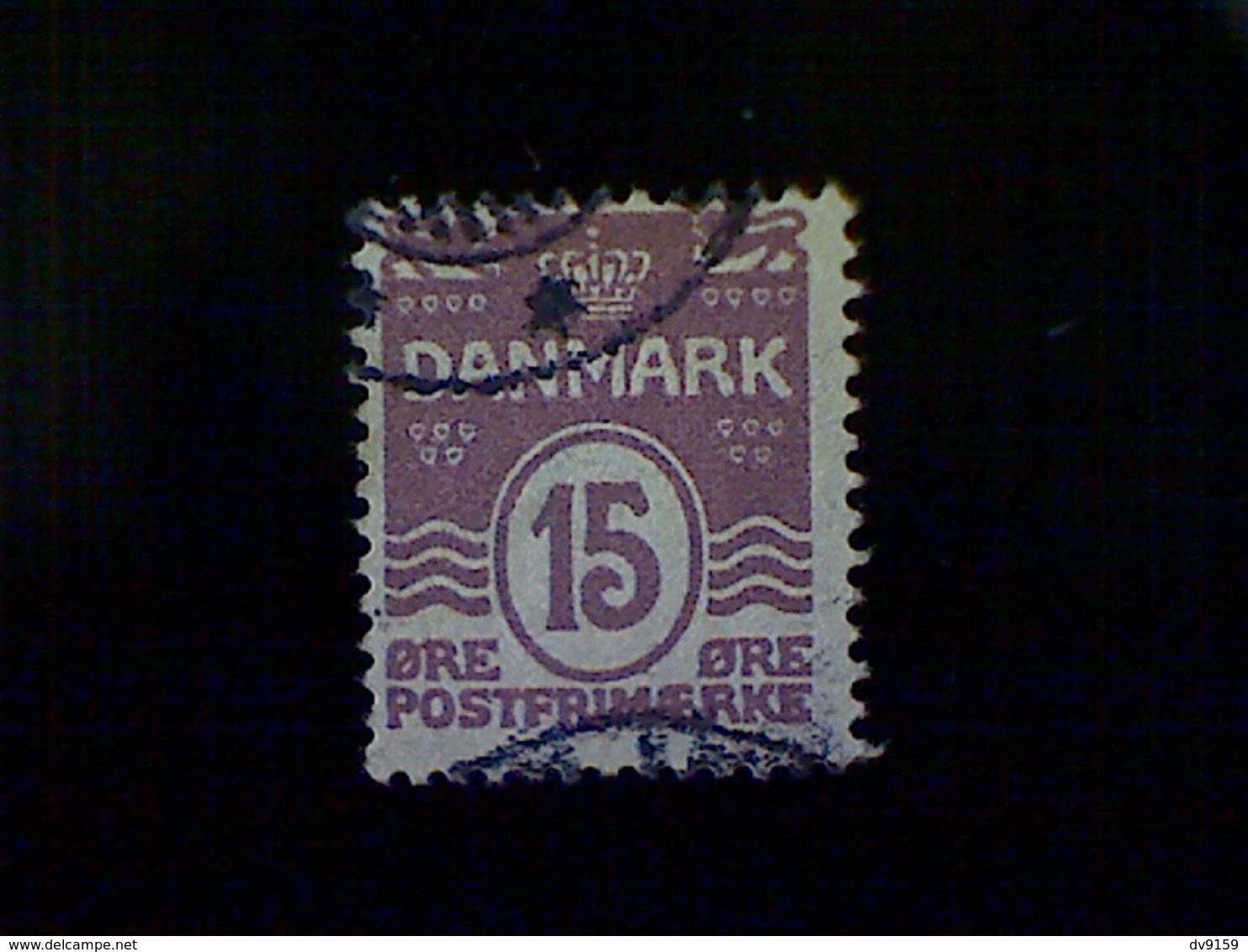 Denmark (Danmark), Scott #63, Used (o), 1905, Waves And Hearts, 15ø, Lilac - Used Stamps