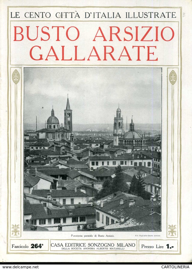 1920 Cento Città D' Italia Busto Arsizio-Gallarate - Ante 1900