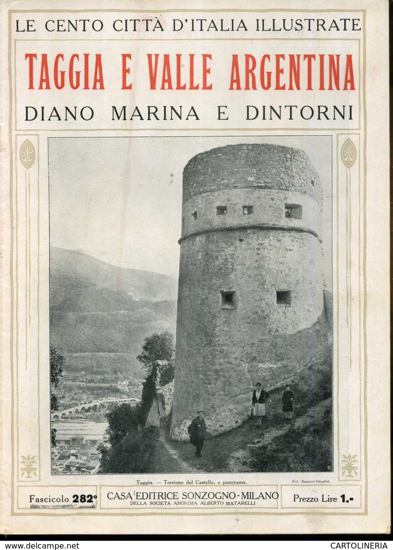 1920 Cento Città D' Italia Taggia E Valle Argentina-Diano Marina - Ante 1900