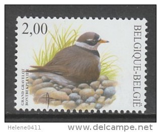 TIMBRE NEUF DE BELGIQUE - OISEAU DE BUZIN : GRAND GRAVELOT N° Y&T 3133 - Autres & Non Classés