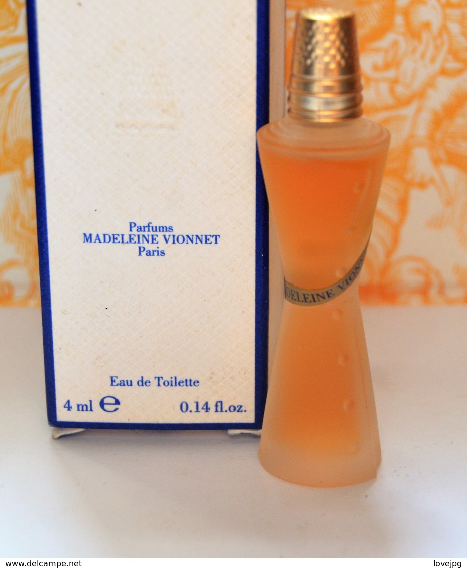 Miniature De Parfum MADELEINE VIONNET - Edt 4 Ml - Miniatures Femmes (avec Boite)